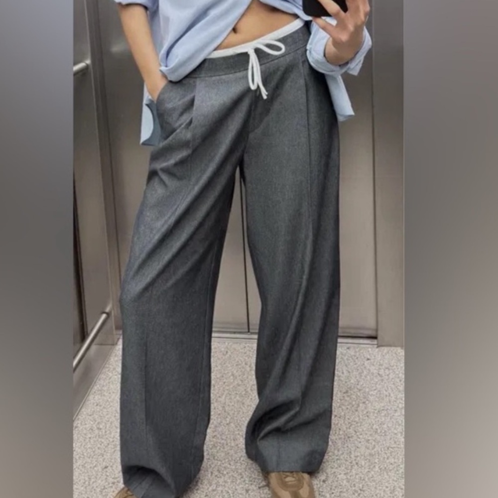 NWT Zara boxer pants